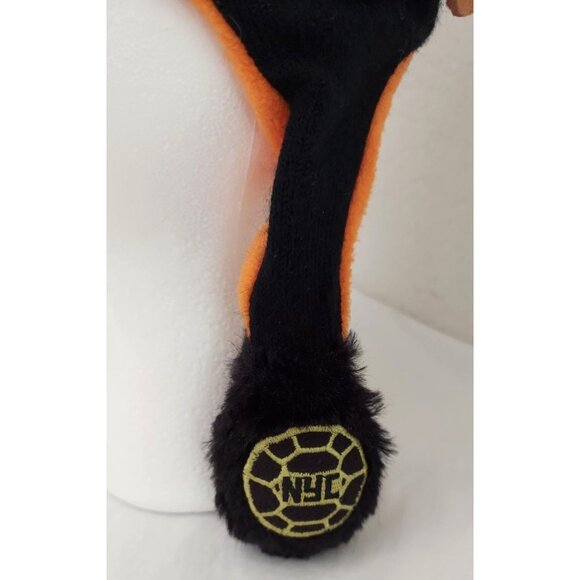 Flipeez By ABG Brown Monkey And Ninja Turtle Michelangelo Pop Up Toboggan Caps - Picture 6 of 9